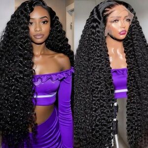 NIB 22" Real Human Hair Wig